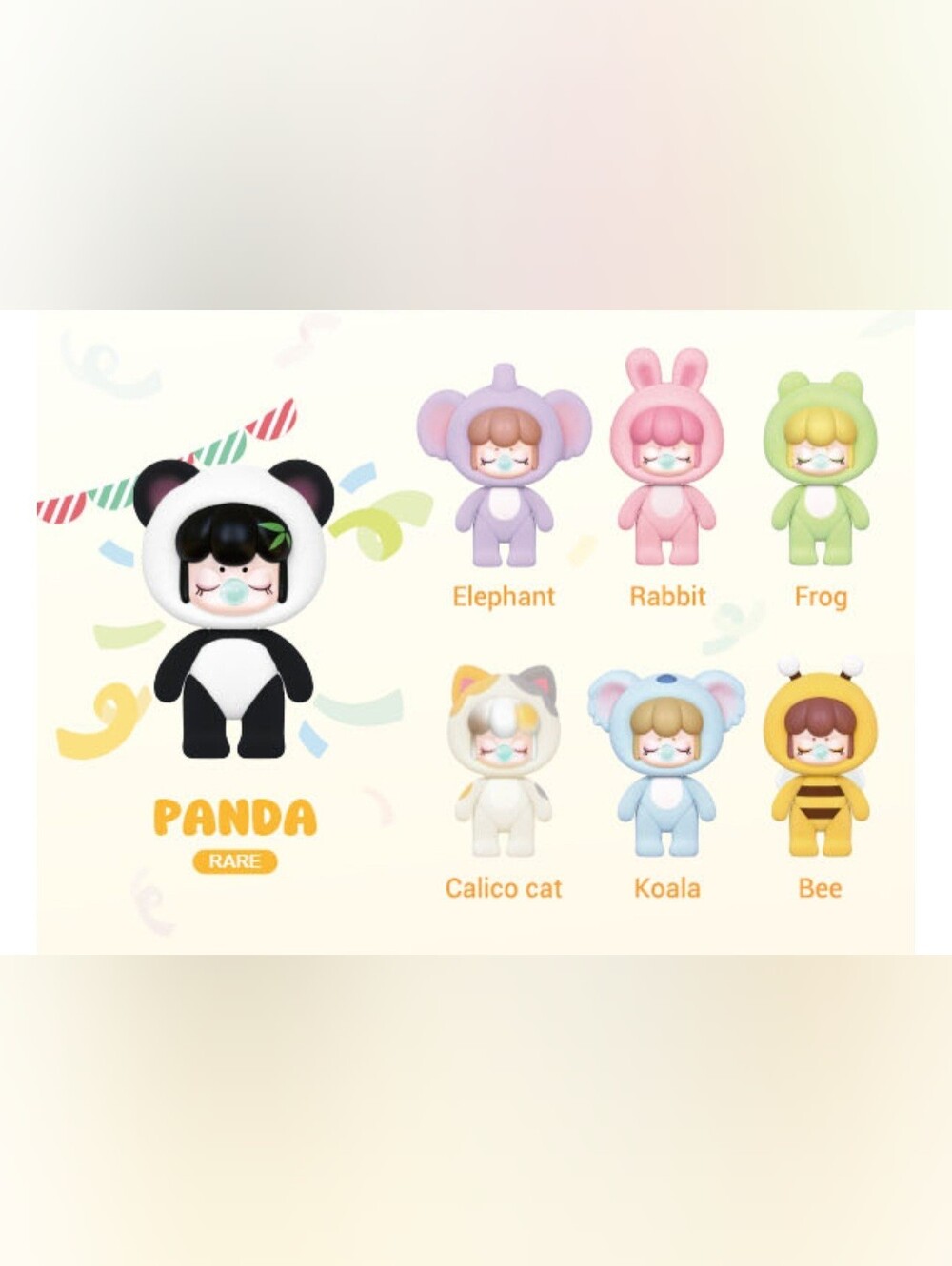 RARE Baby Nanci Fluffy Party Panda - Picture 11 of 11